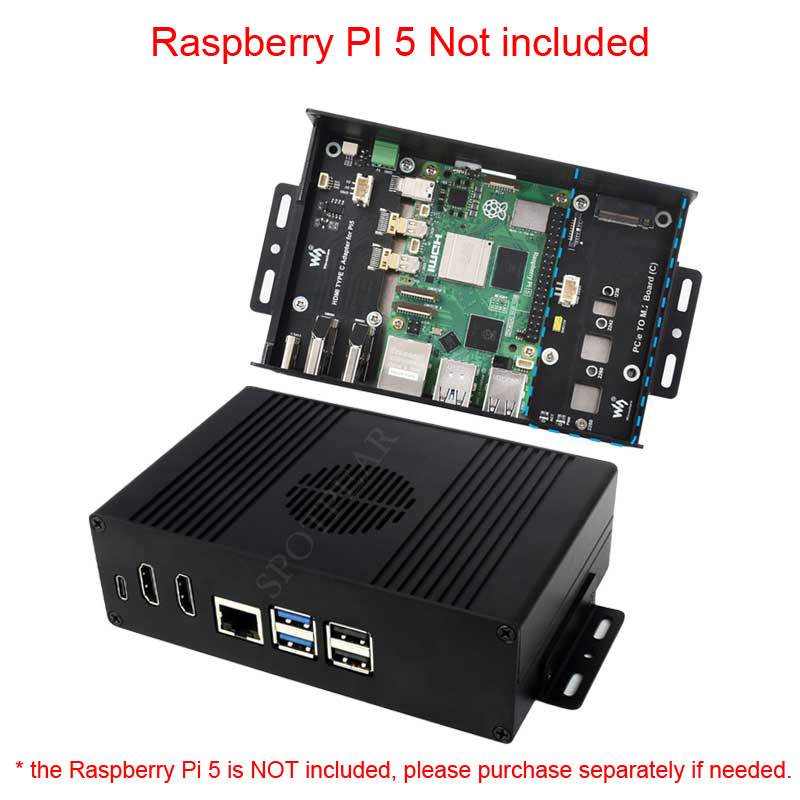 Raspberry Pi 5 Box Case Kit-C  - đánh giá và giá Argon One V3 M.2 Nvme Case